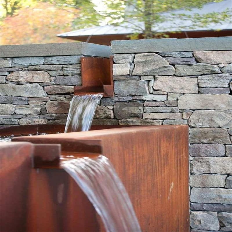 Economic And Durable Corten Steel Water Feature Manufacturer